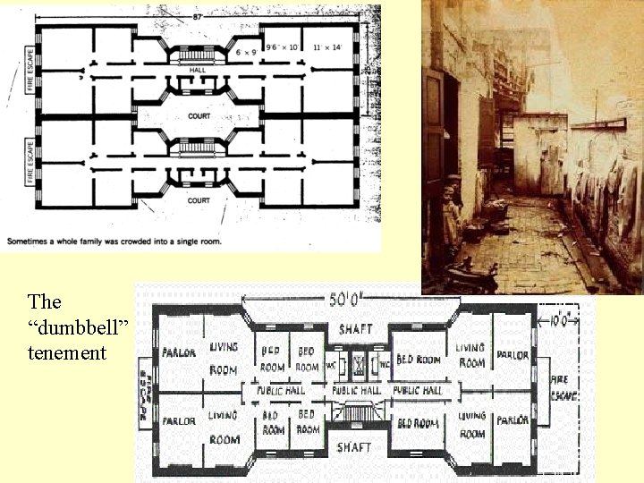 The “dumbbell” tenement 