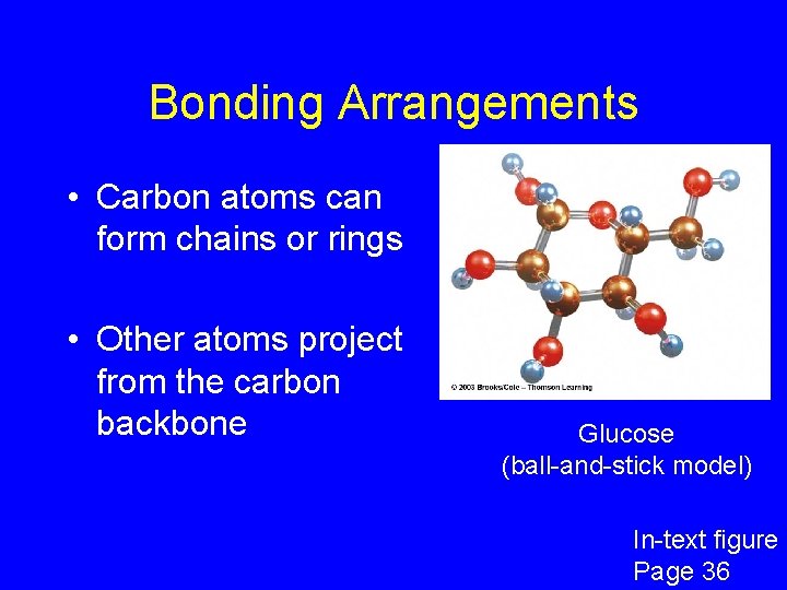 Bonding Arrangements • Carbon atoms can form chains or rings • Other atoms project Bonding Arrangements • Carbon atoms can form chains or rings • Other atoms project