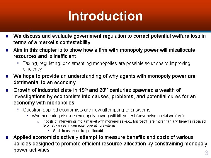 Monopoly and Regulation Chapter 12 Slides by Pamela