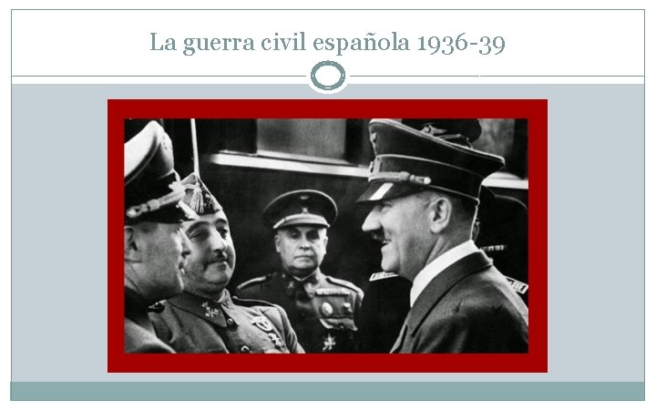 Camila Todo cambi La guerra civil espaola 1936