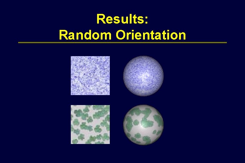 Results: Random Orientation 