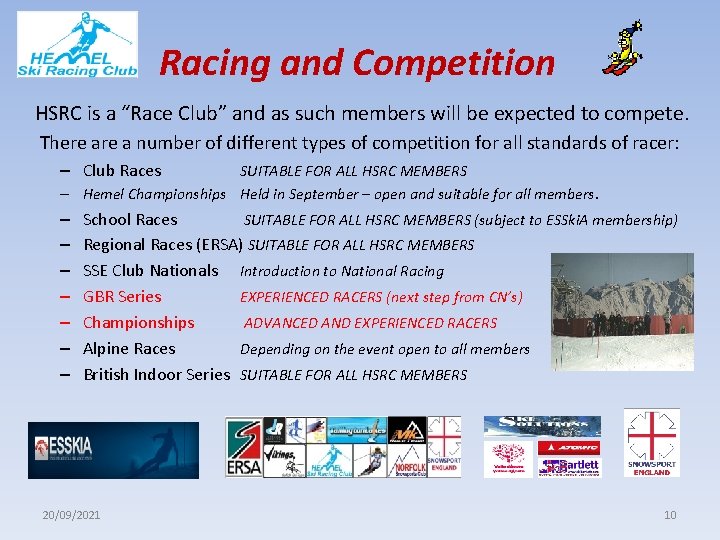 Racing and Competition HSRC is a “Race Club” and as such members will be