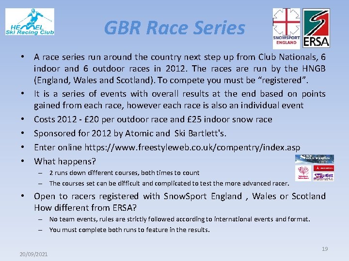 GBR Race Series • A race series run around the country next step up