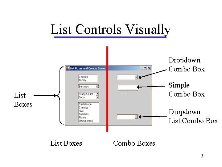 List Controls Visually Dropdown Combo Box Simple Combo Box List Boxes Dropdown List Combo List Controls Visually Dropdown Combo Box Simple Combo Box List Boxes Dropdown List Combo
