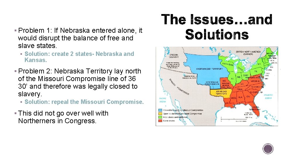 § Problem 1: If Nebraska entered alone, it would disrupt the balance of free