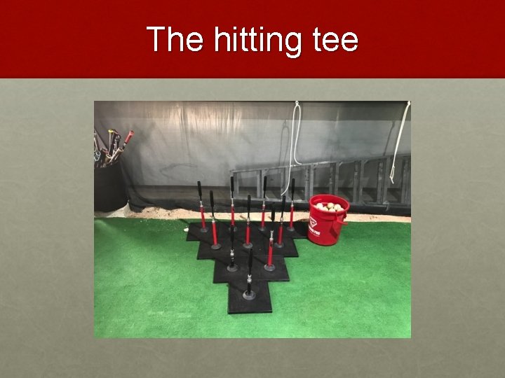 The hitting tee 