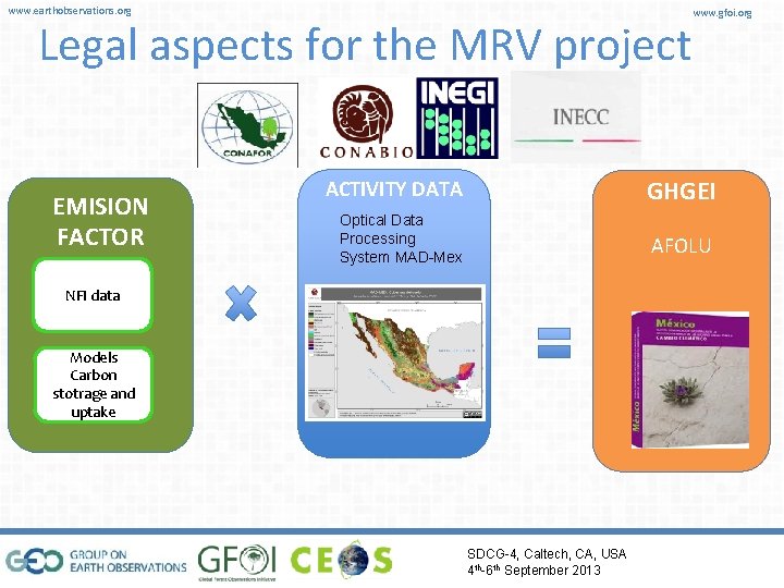 www. earthobservations. org Legal aspects for the MRV project EMISION FACTOR www. gfoi. org