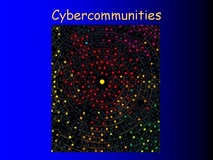 Cybercommunities 