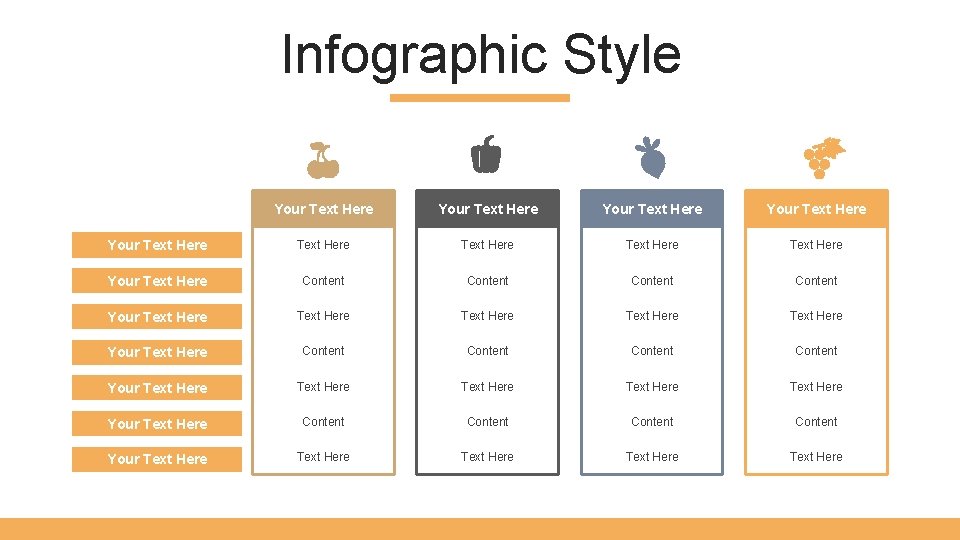 Infographic Style Your Text Here Your Text Here Text Here Text Here Your Text