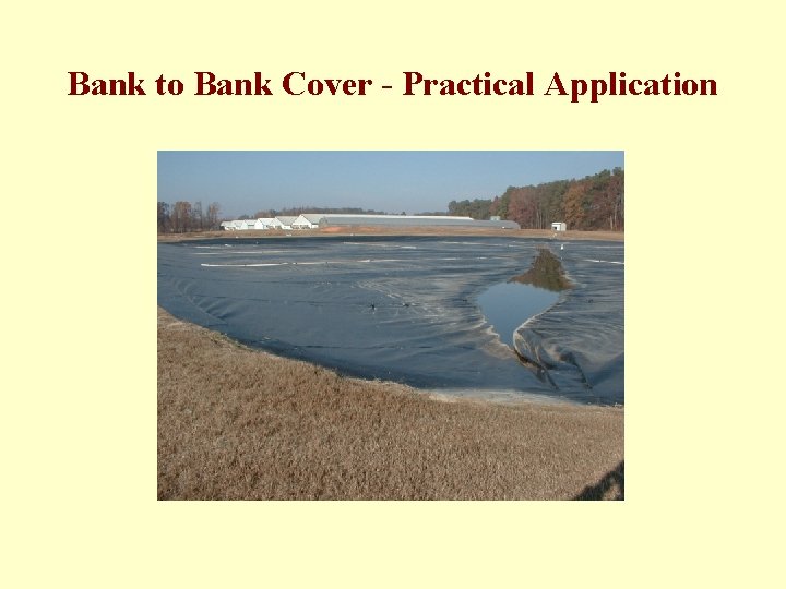 Bank to Bank Cover - Practical Application 