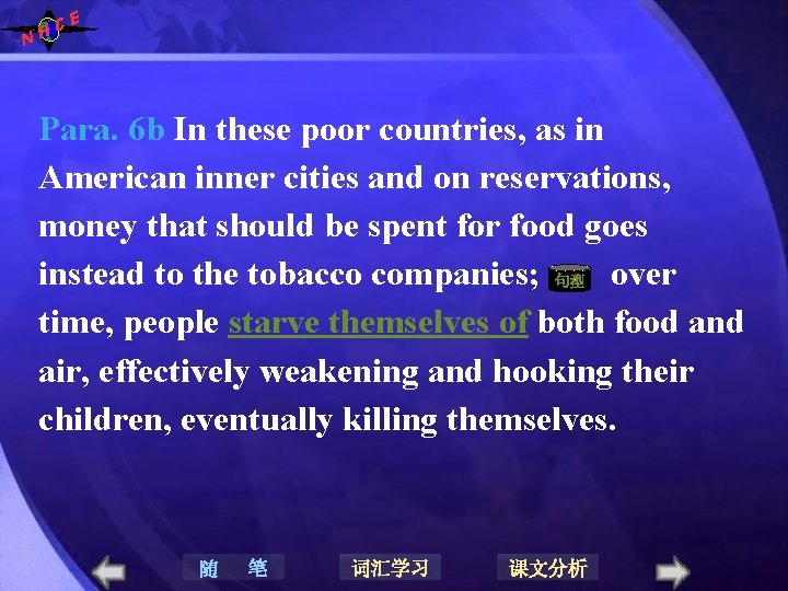 N E C H Para. 6 b In these poor countries, as in American N E C H Para. 6 b In these poor countries, as in American