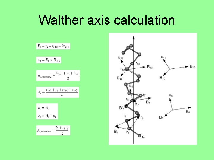 Walther axis calculation 