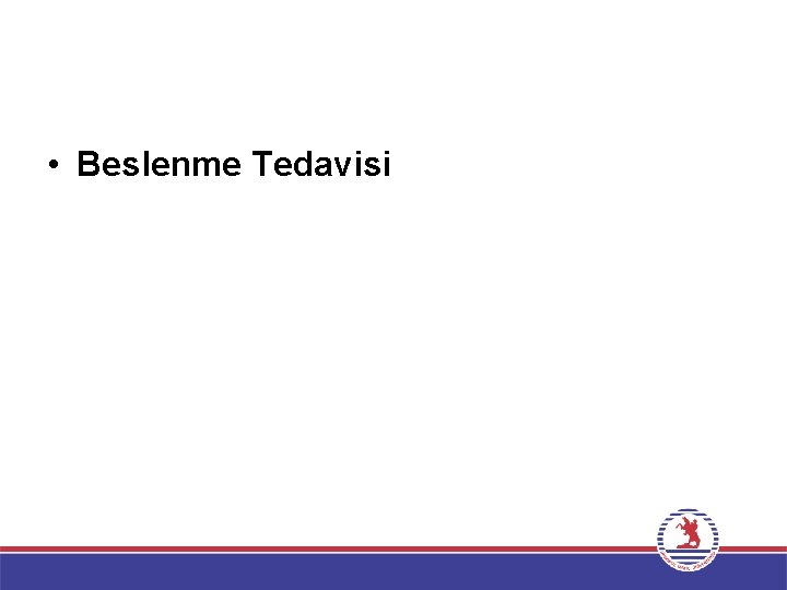  • Beslenme Tedavisi 