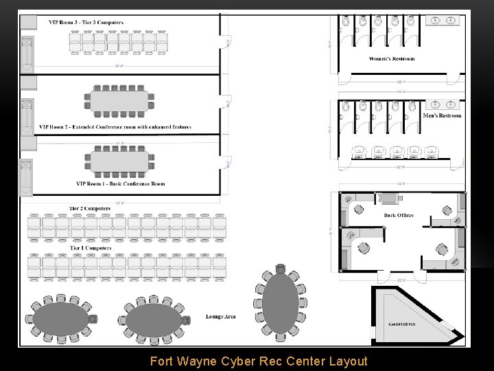 Fort Wayne Cyber Rec Center Layout 