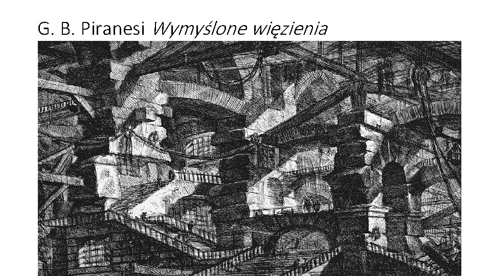 G. B. Piranesi Wymyślone więzienia 