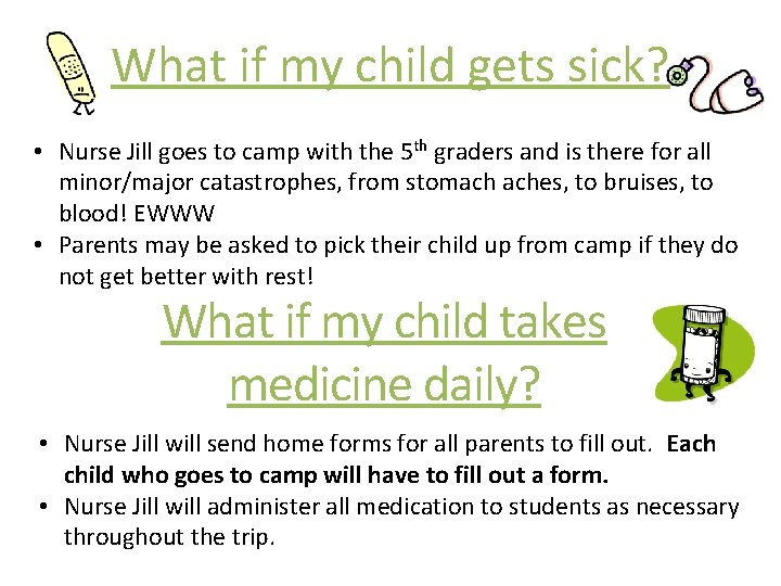 What If My Child Gets Sick At Camp