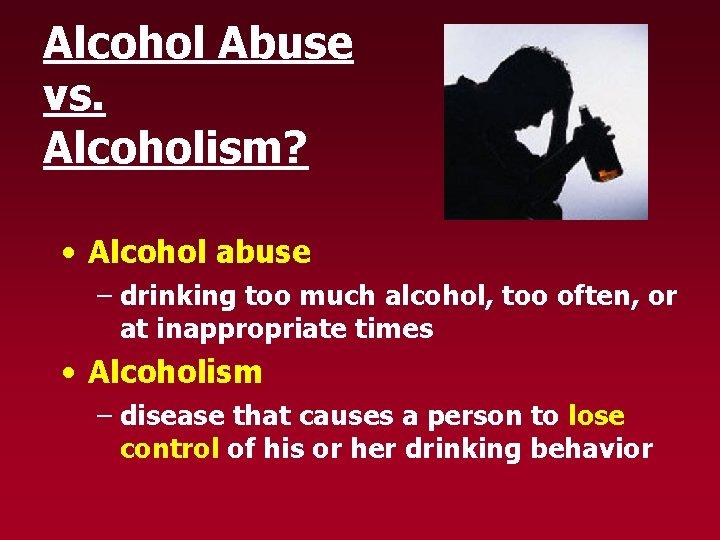 What do you know about alcohol Alcohol notes