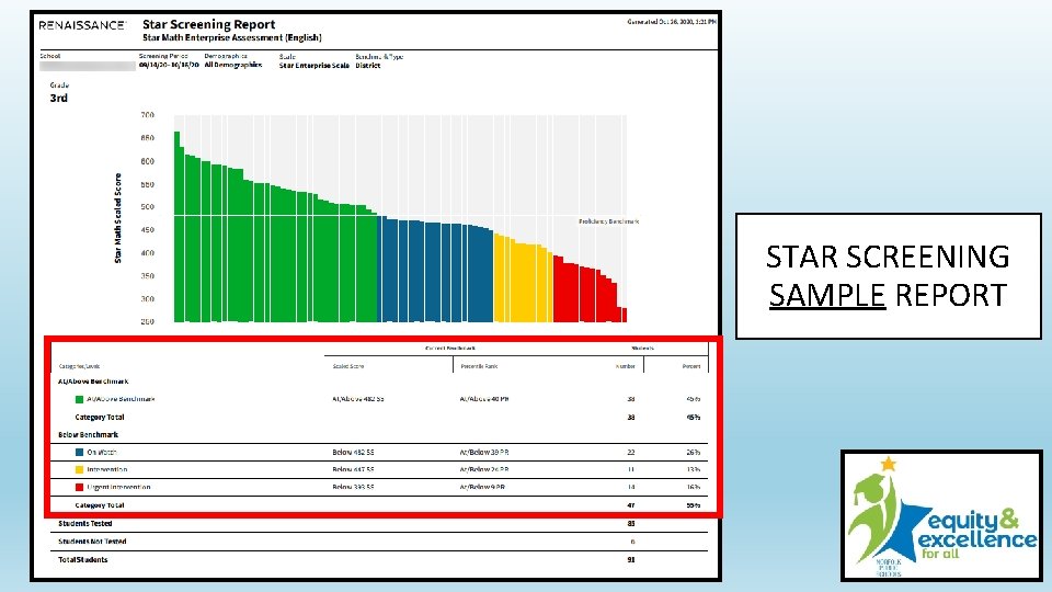 STAR SCREENING SAMPLE REPORT 