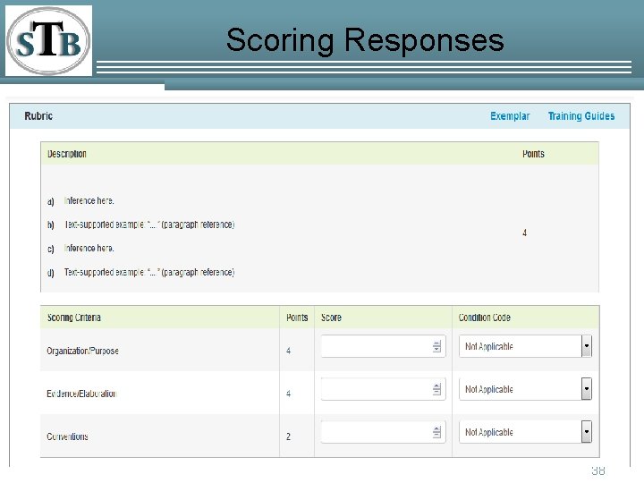 Scoring Responses 38 