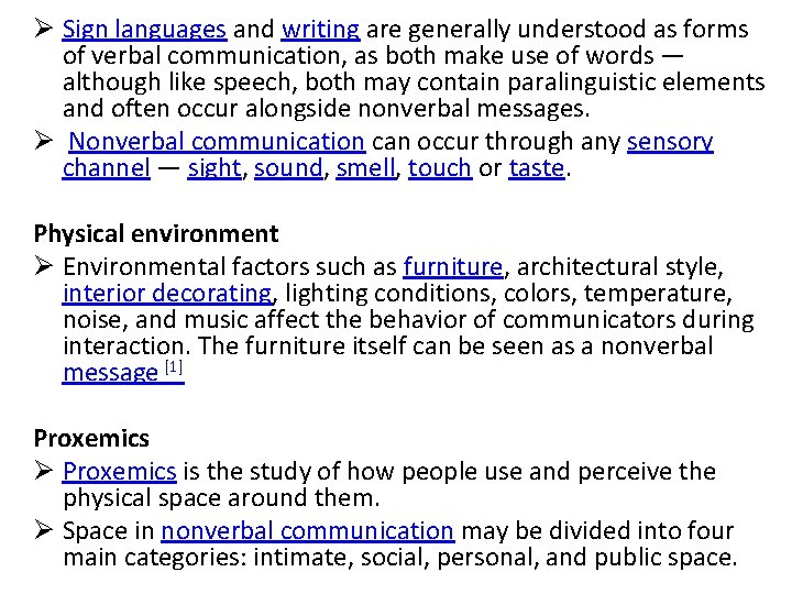 Verbal vs oral communication Sign languages and writing