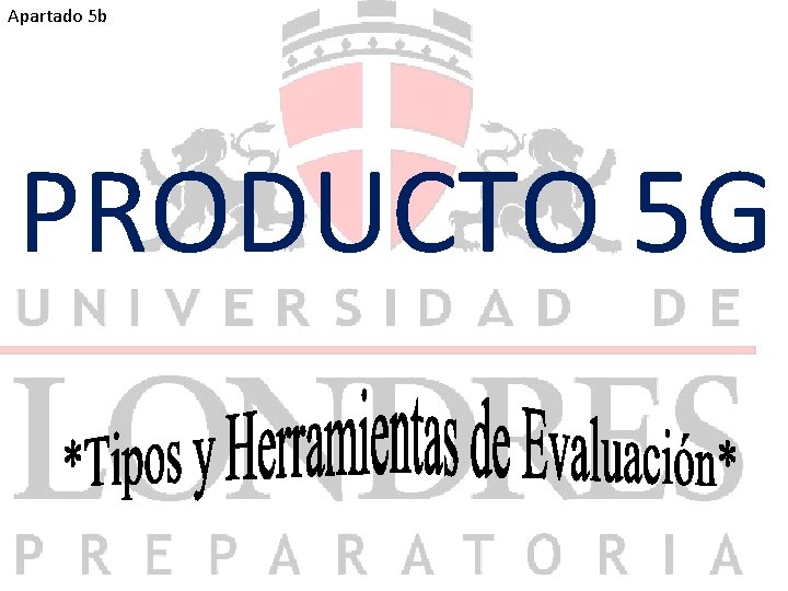 Apartado 5 b PRODUCTO 5 G 