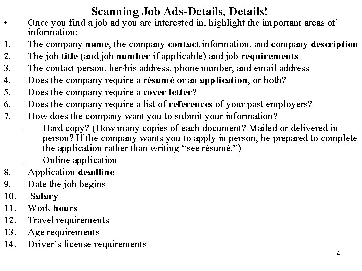 Scanning Job AdsJob Description Sample Job Purpose Promotes