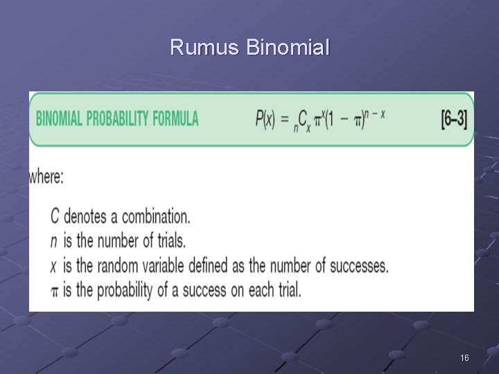 Rumus Binomial 16 