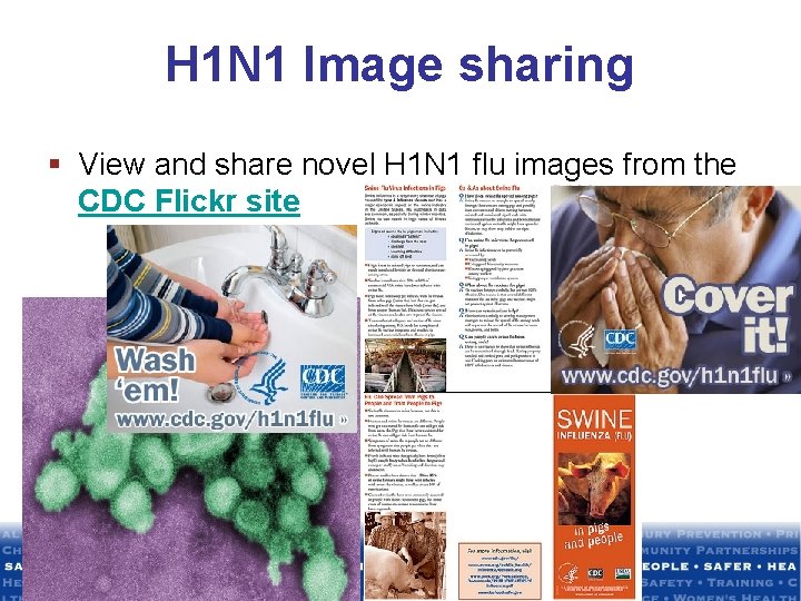 H 1 N 1 Image sharing § View and share novel H 1 N