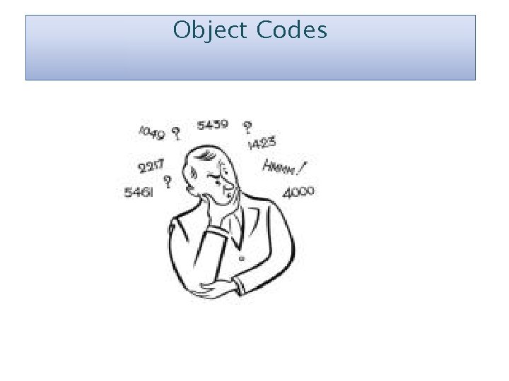 Object Codes 