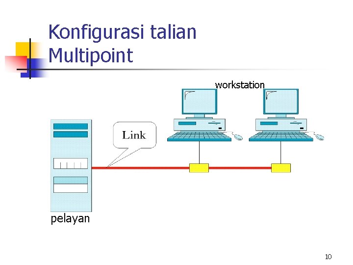 Konfigurasi talian Multipoint workstation pelayan 10 