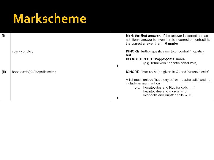 Markscheme 