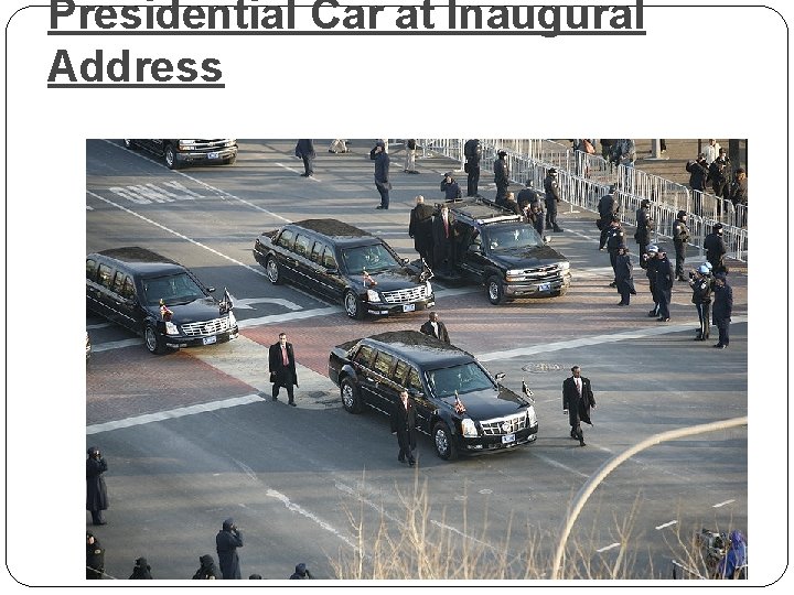 Presidential Car at Inaugural Address 