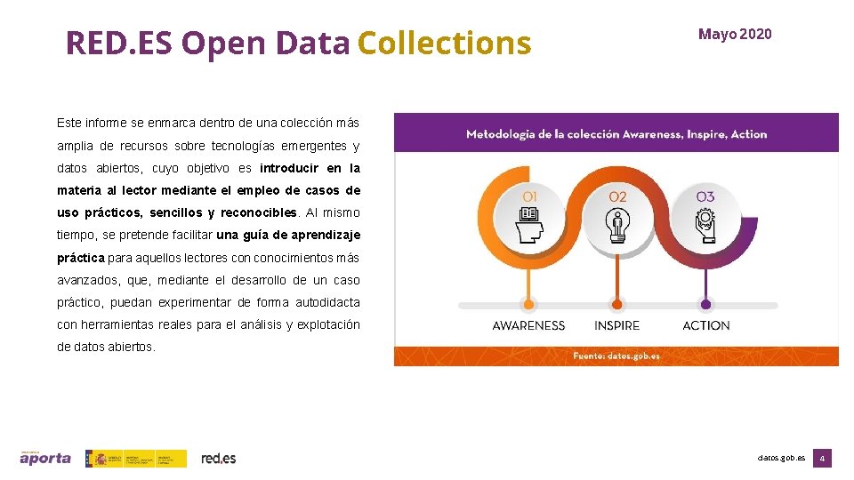 RED. ES Open Data Collections Mayo 2020 Este informe se enmarca dentro de una