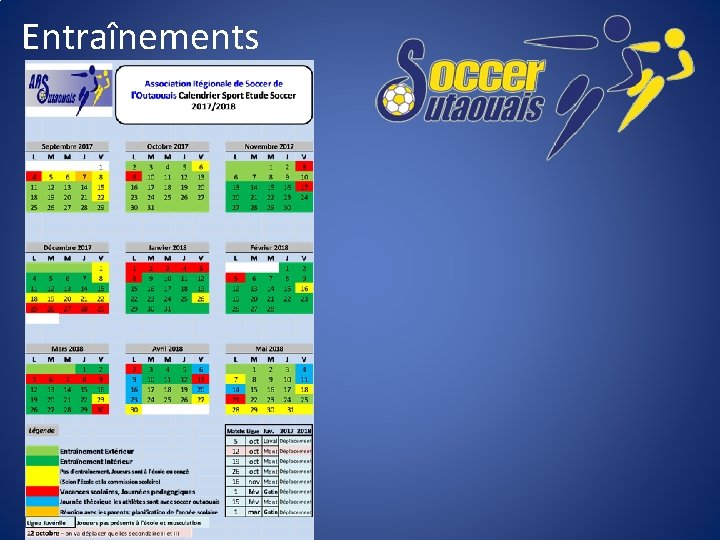 Entraînements 