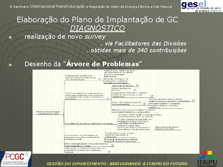 II Seminário Internacional: Reestruturação e Regulação do Setor de Energia Elétrica e Gás Natural