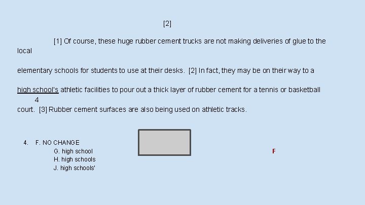 [2] [1] Of course, these huge rubber cement trucks are not making deliveries of