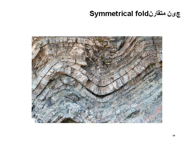 Symmetrical fold چیﻦ ﻣﺘﻘﺎﺭﻥ 15 Symmetrical fold چیﻦ ﻣﺘﻘﺎﺭﻥ 15