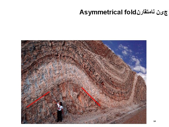 Asymmetrical fold چیﻦ ﻧﺎﻣﺘﻘﺎﺭﻥ 18 Asymmetrical fold چیﻦ ﻧﺎﻣﺘﻘﺎﺭﻥ 18