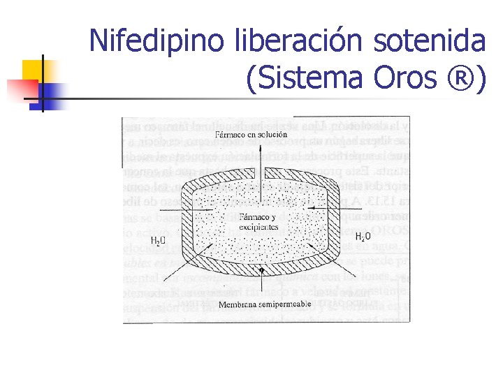 Nifedipino liberación sotenida (Sistema Oros ®) 