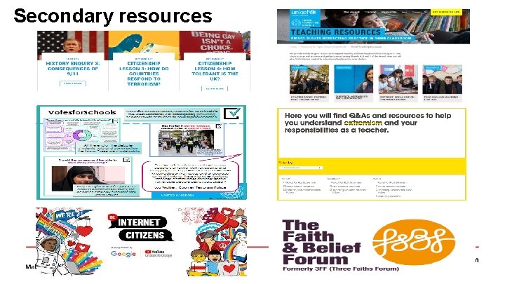 Secondary resources 