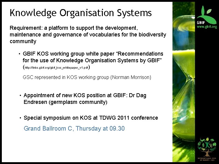 Knowledge Organisation Systems Requirement: a platform to support the development, maintenance and governance of