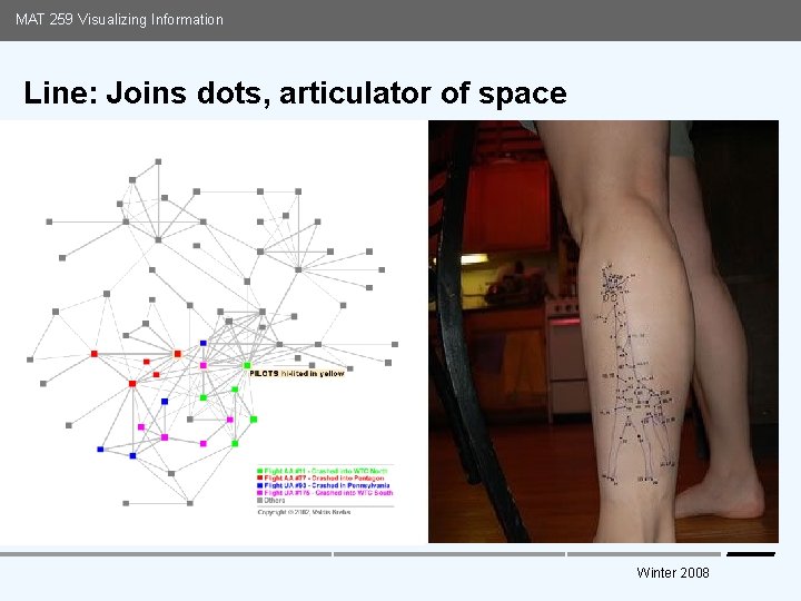 MAT 259 Visualizing Information Line: Joins dots, articulator of space Media Arts and Technology