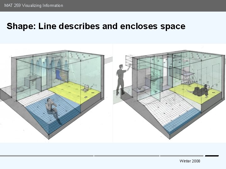 MAT 259 Visualizing Information Shape: Line describes and encloses space Media Arts and Technology