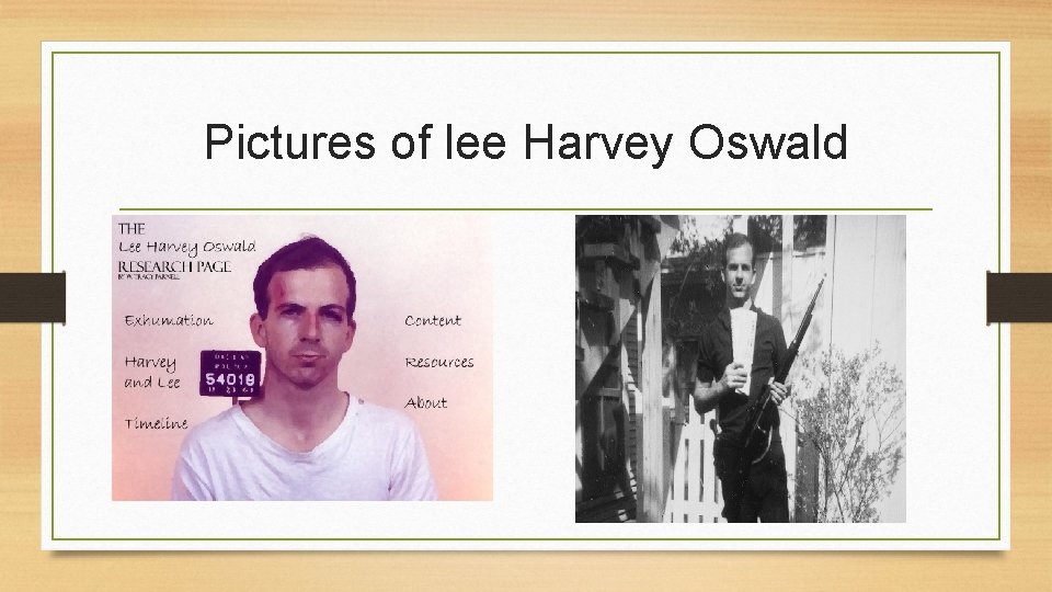 Pictures of lee Harvey Oswald 