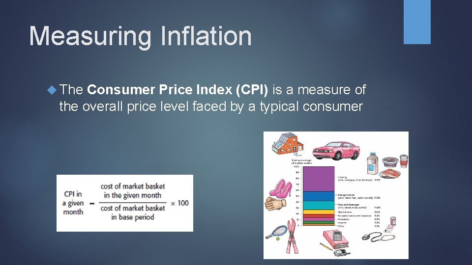 Measuring Inflation The Consumer Price Index (CPI) is a measure of the overall price