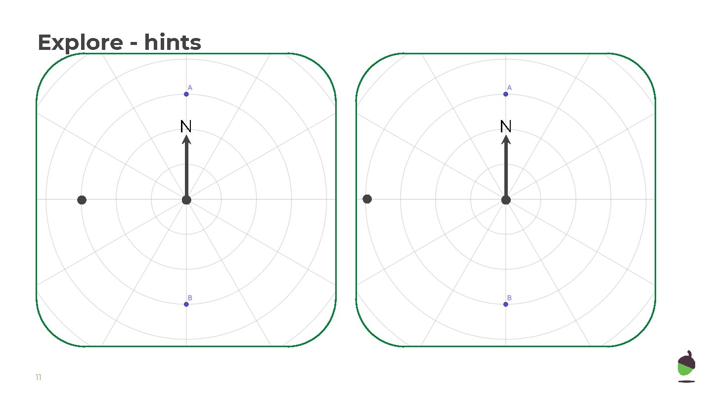 Explore - hints N 11 N 