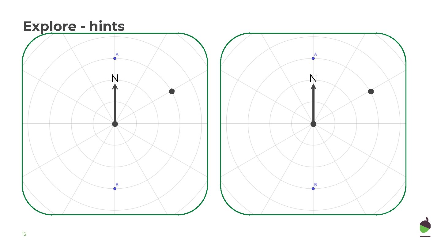 Explore - hints N 12 N 
