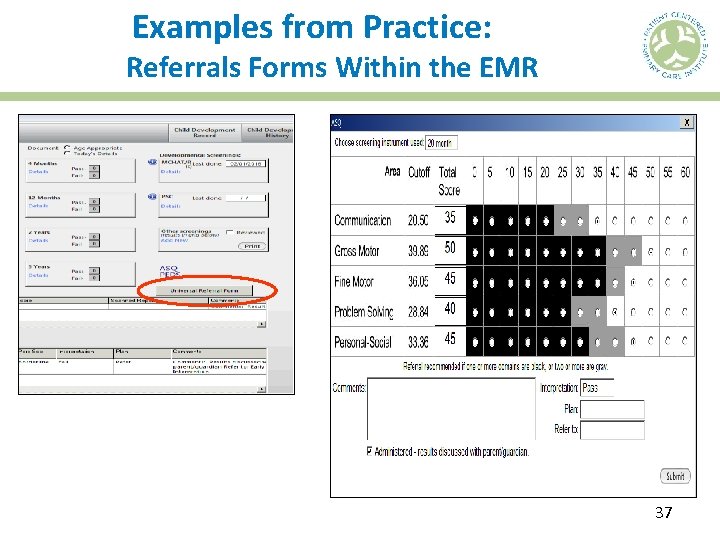 Examples from Practice: Referrals Forms Within the EMR 37 