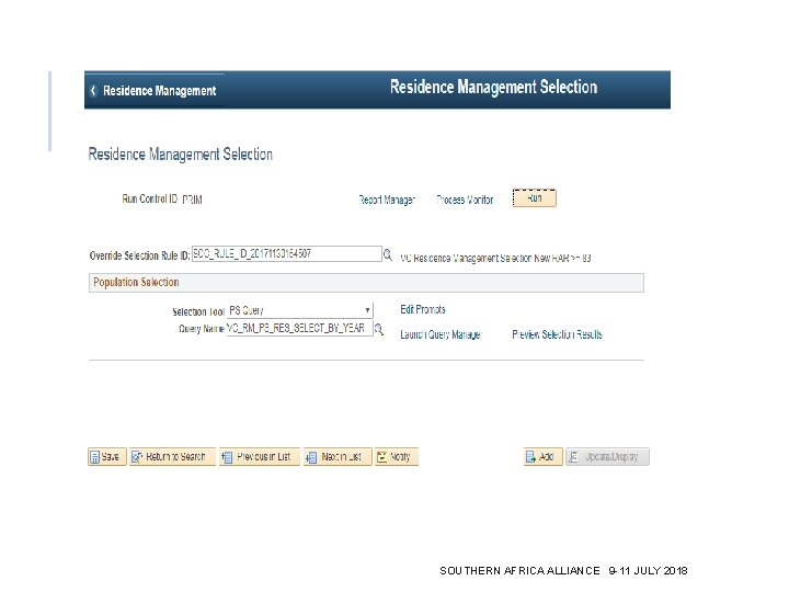 SOUTHERN AFRICA ALLIANCE 9 -11 JULY 2018 