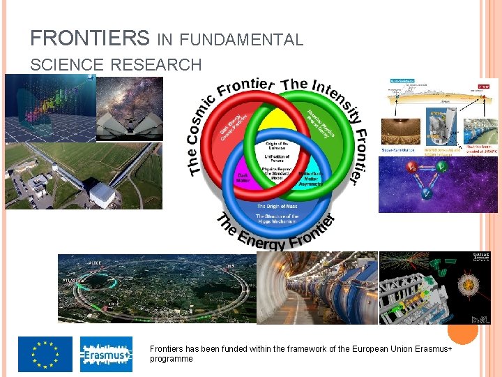 FRONTIERS IN FUNDAMENTAL SCIENCE RESEARCH Frontiers has been funded within the framework of the